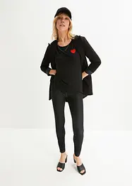 High-low shirt van soepel vallende viscosemix, bonprix