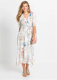 Midi jurk van soepele viscose, bonprix
