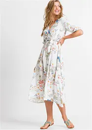 Midi jurk van soepele viscose, bonprix