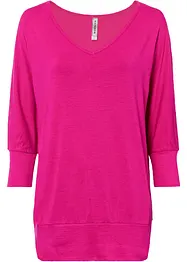 Oversized shirt van soepelvallend viscose, bonprix