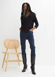 Shirt met 3/4 mouwen in een mix van viscose en elastan, bonprix