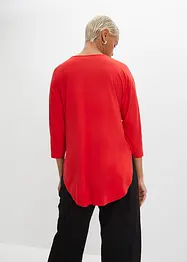 Shirt met 3/4 mouwen in een mix van viscose en elastan, bonprix