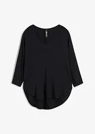 Shirt met 3/4 mouwen in een mix van viscose en elastan, bonprix