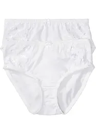 Maxislip met fijne kant (set van 2), bonprix