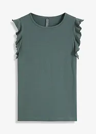 Tanktop met volants, bonprix