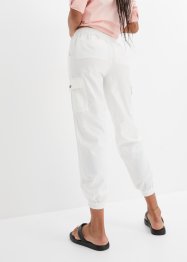 Cargo broek met linnen, bonprix