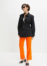 High waist linnen broek van een linnen-viscosemix, bonprix