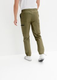 Loose fit cargo instapbroek van papertouch, straight, RAINBOW