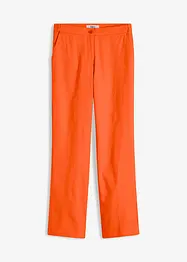 High waist linnen broek van een linnen-viscosemix, bonprix