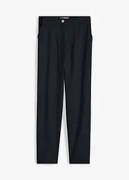 Cropped high waist broek in een linnen-viscosemix, bonprix