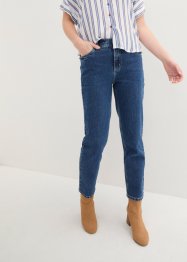 Cropped mid waist jeans, straight, John Baner JEANSWEAR
