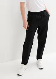 Cropped broek met linnen en high waist comfortband, bonprix