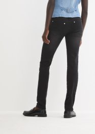 Slim jeans met mid waist, cropped, bonprix