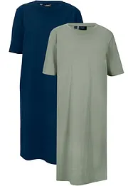 Oversized shirtjurk van katoen (set van 2), bonprix