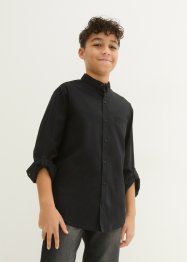 Jongens overhemd met lange mouwen en turn-ups, bpc bonprix collection