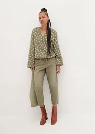Oversized blouse van luchtige mousseline, bonprix