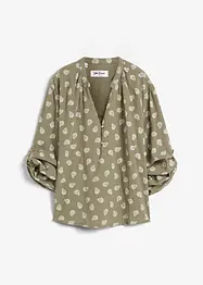 Oversized blouse van luchtige mousseline, bonprix