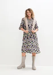 Midi jurk van viscose, bonprix