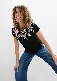 Katoenen shirt, korte mouw, bonprix