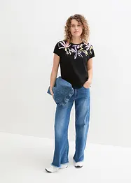 Katoenen shirt, korte mouw, bonprix
