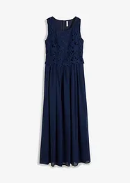 Maxi jurk met kant, bonprix