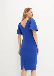 Mini jurk van gestructureerde crêpe, bonprix
