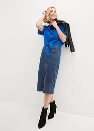 Vleermuisshirt met broderie anglaise, bonprix