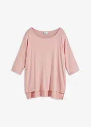 Boxy shirt met boothals, halflange mouw, bonprix