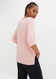 Boxy shirt met boothals, halflange mouw, bonprix