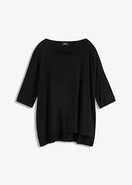 Boxy shirt met boothals, halflange mouw, bonprix