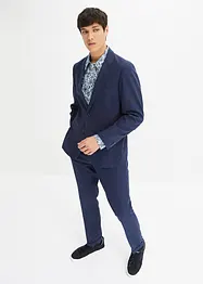 Pak met linnen, slim fit (2-dlg.), bonprix