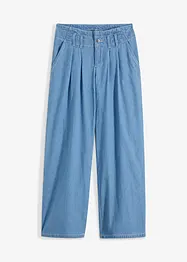Wide leg jeans low waist, low stretch, bonprix