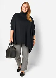 Oversized coltrui poncho met asymmetrische snit, bonprix