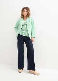 Jersey shirt in een linnen-viscosemix, bonprix