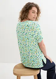 Jersey shirt in een linnen-viscosemix, bonprix