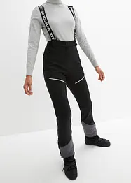 Waterafstotende skibroek van softshell met stretch, straight, bonprix