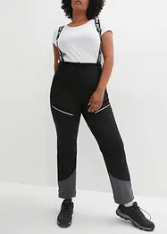 Waterafstotende skibroek van softshell met stretch, straight, bonprix
