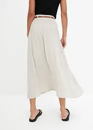 Maxi rok met riem (2-dlg. set), bonprix