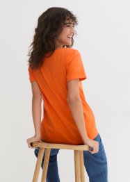 Slub T-shirt van biologisch katoen met borstzakje, bpc bonprix collection