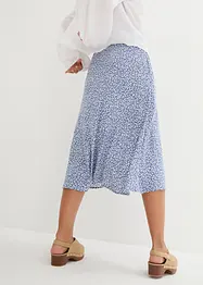 Viscose midi rok met zakken, bonprix