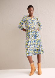 Katoen-jersey jurk met 3/4 mouwen, knielang, bpc bonprix collection