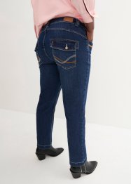 Mid waist stretch jeans, straight, bonprix