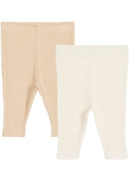 Baby geribde legging (set van 2), bpc bonprix collection
