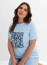 T-shirt met bloemenprint, bpc bonprix collection