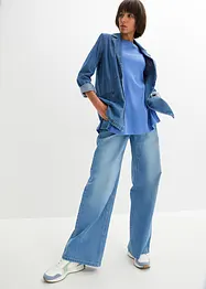 Longshirt met split, bonprix