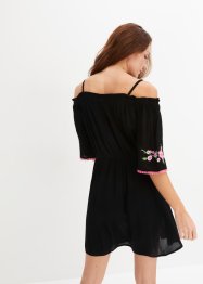 Cold shoulder jurk met borduursel, BODYFLIRT