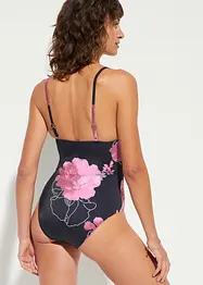 Corrigerend badpak met cut out bij de hals, medium corrigerend, bonprix