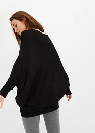 Oversized trui met asymmetrische onderrand, bonprix