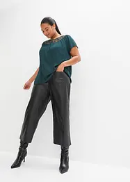 Blouse met kant, bonprix
