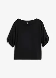 T-shirt met boothals, bonprix
